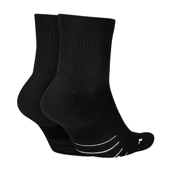 Nike Multiplier Running Ankle Socks - Black (Unisex)