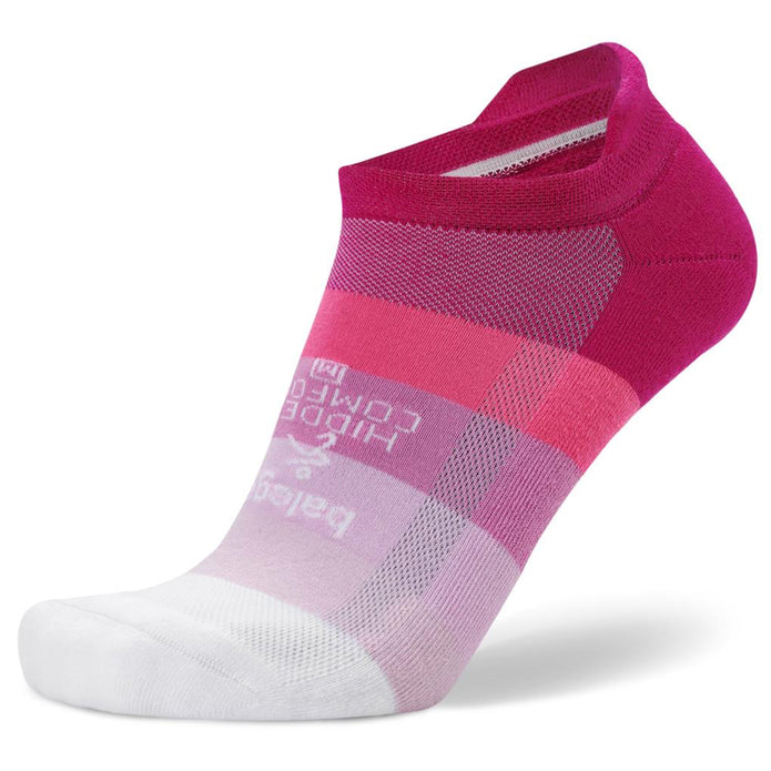 Balega Hidden Comfort Socks - Neon Pink/White