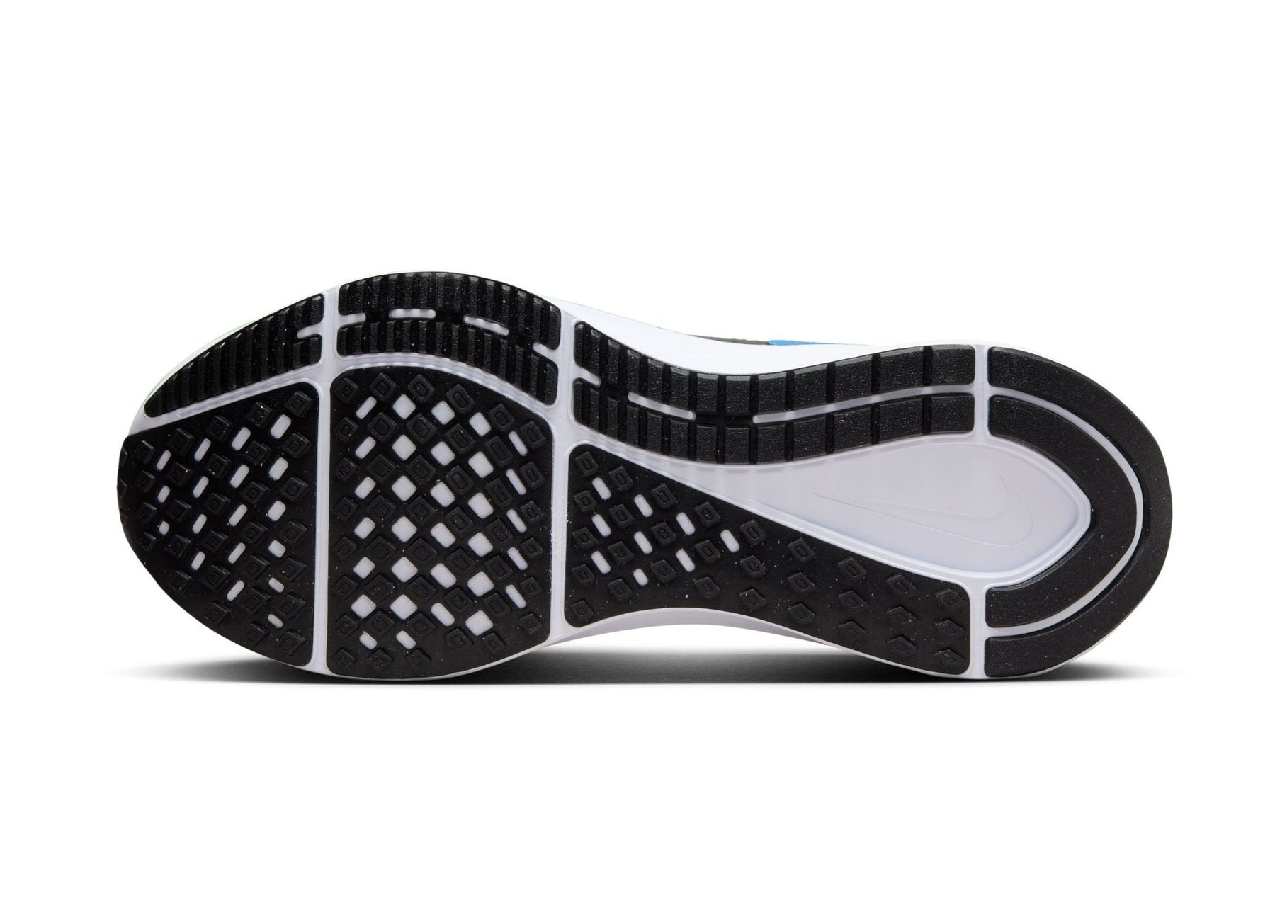 Nike Air Zoom Structure 25 (D Width) - White/Black-Platinum Tint (Mens)