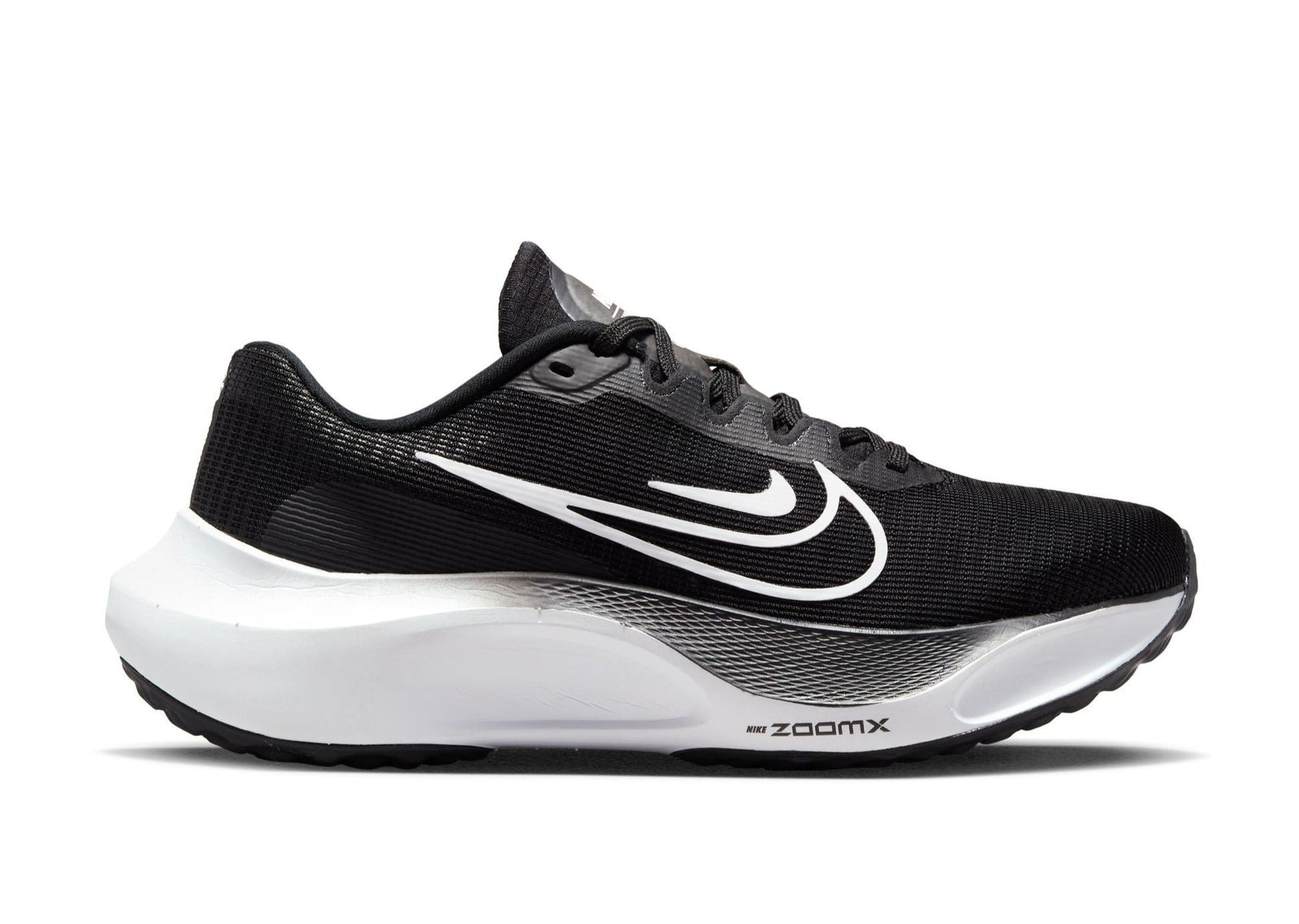 Nike Zoom Fly 5 B Width Black White Womens