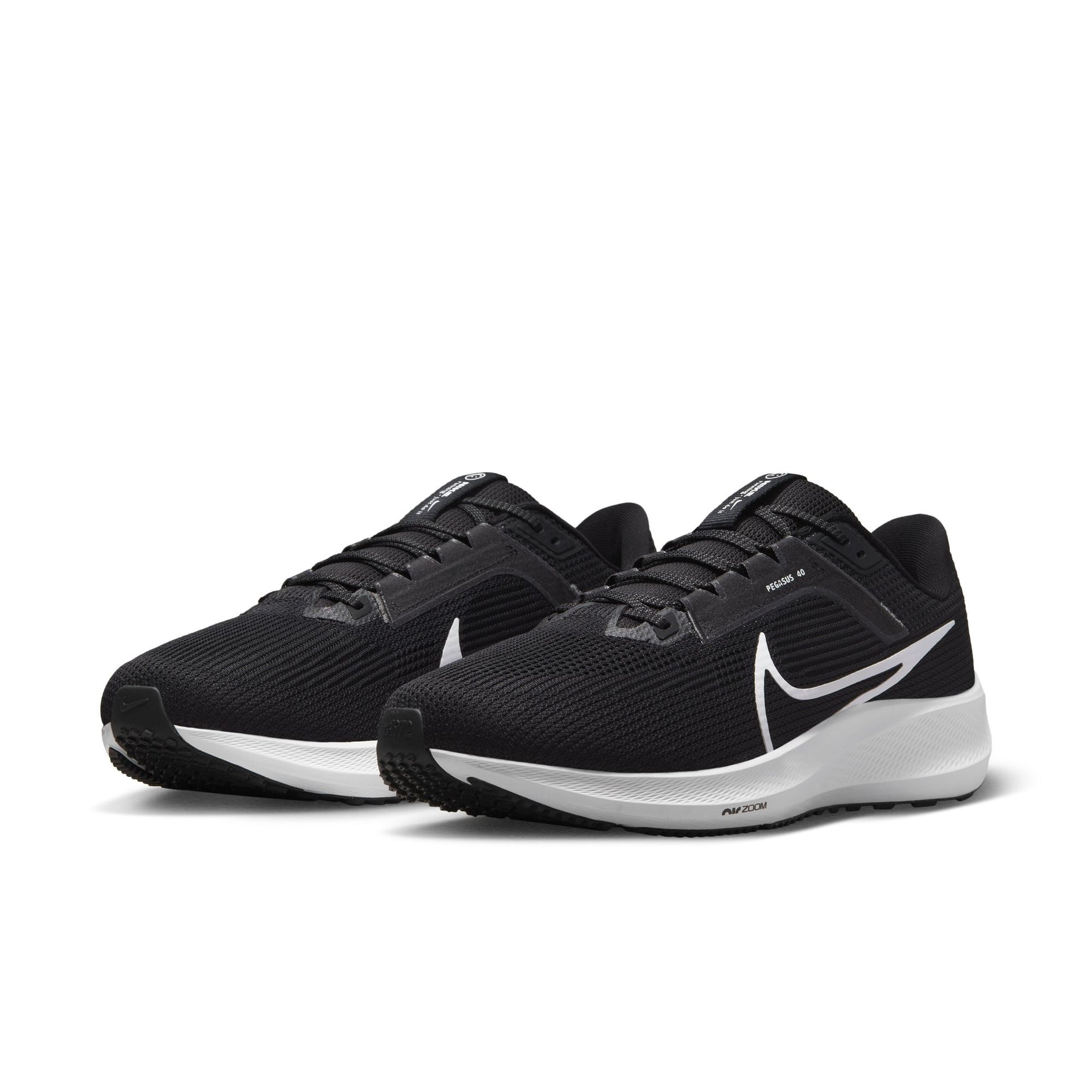 Nike Air Zoom Pegasus 40 GS - Black/White-Iron Grey (Youth)