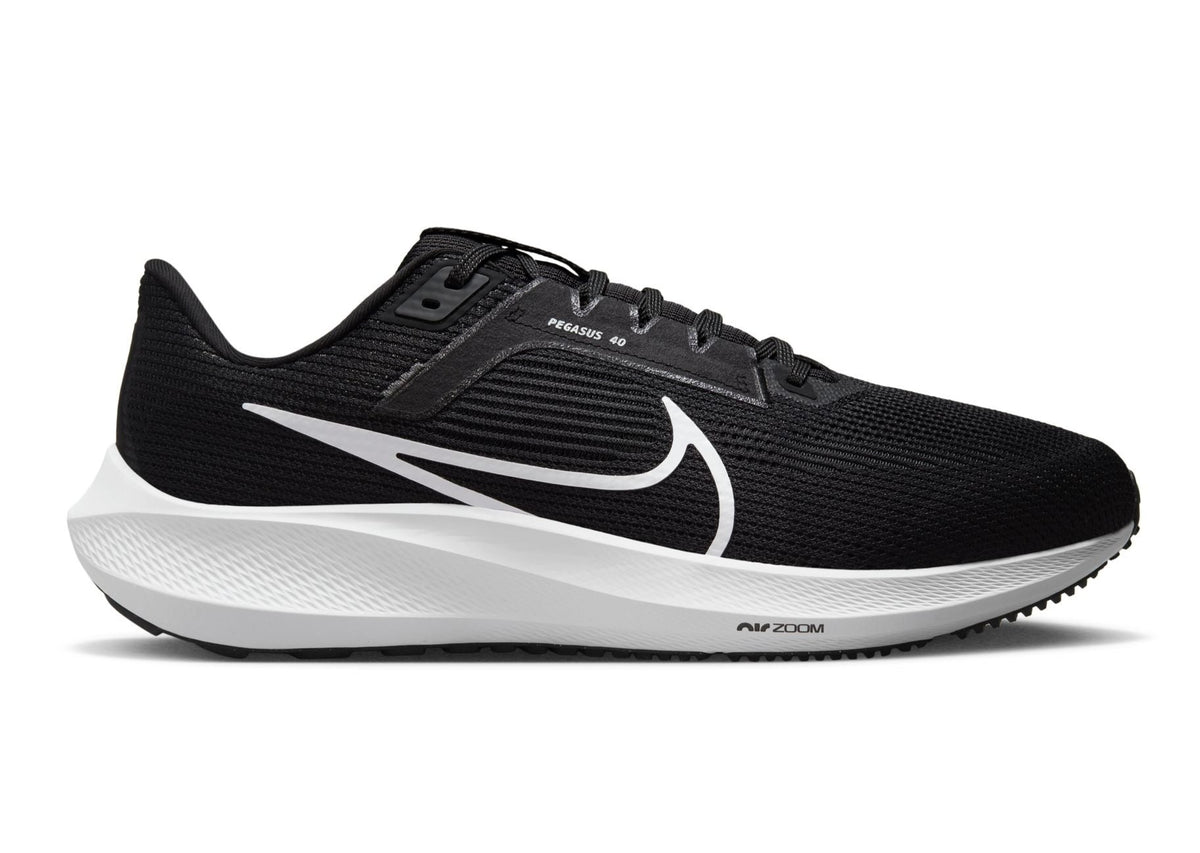 Nike Air Zoom Pegasus 40 GS - Black/White-Iron Grey (Youth)