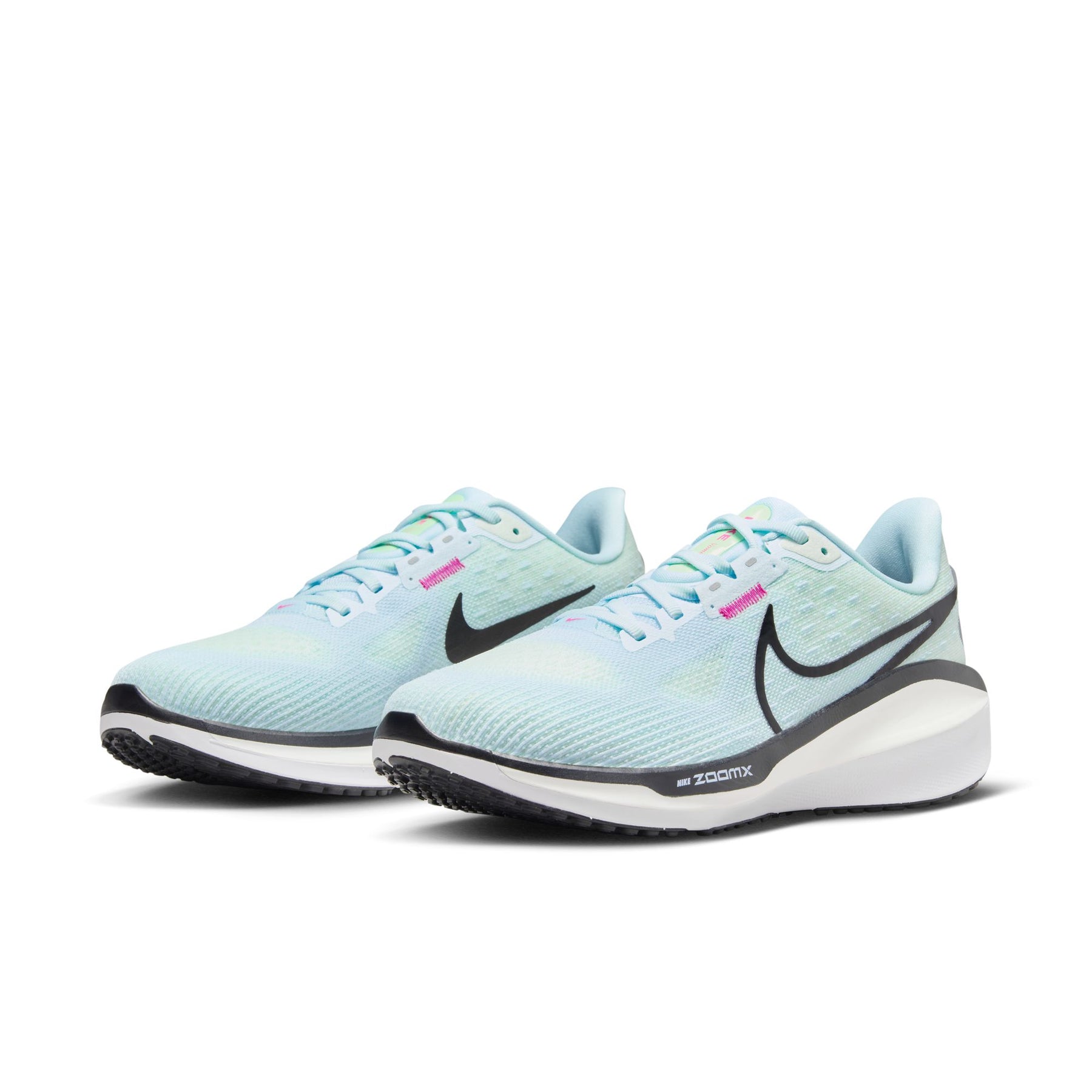 Nike Vomero 17 (B Width) - Glacier Blue/Black (Womens)