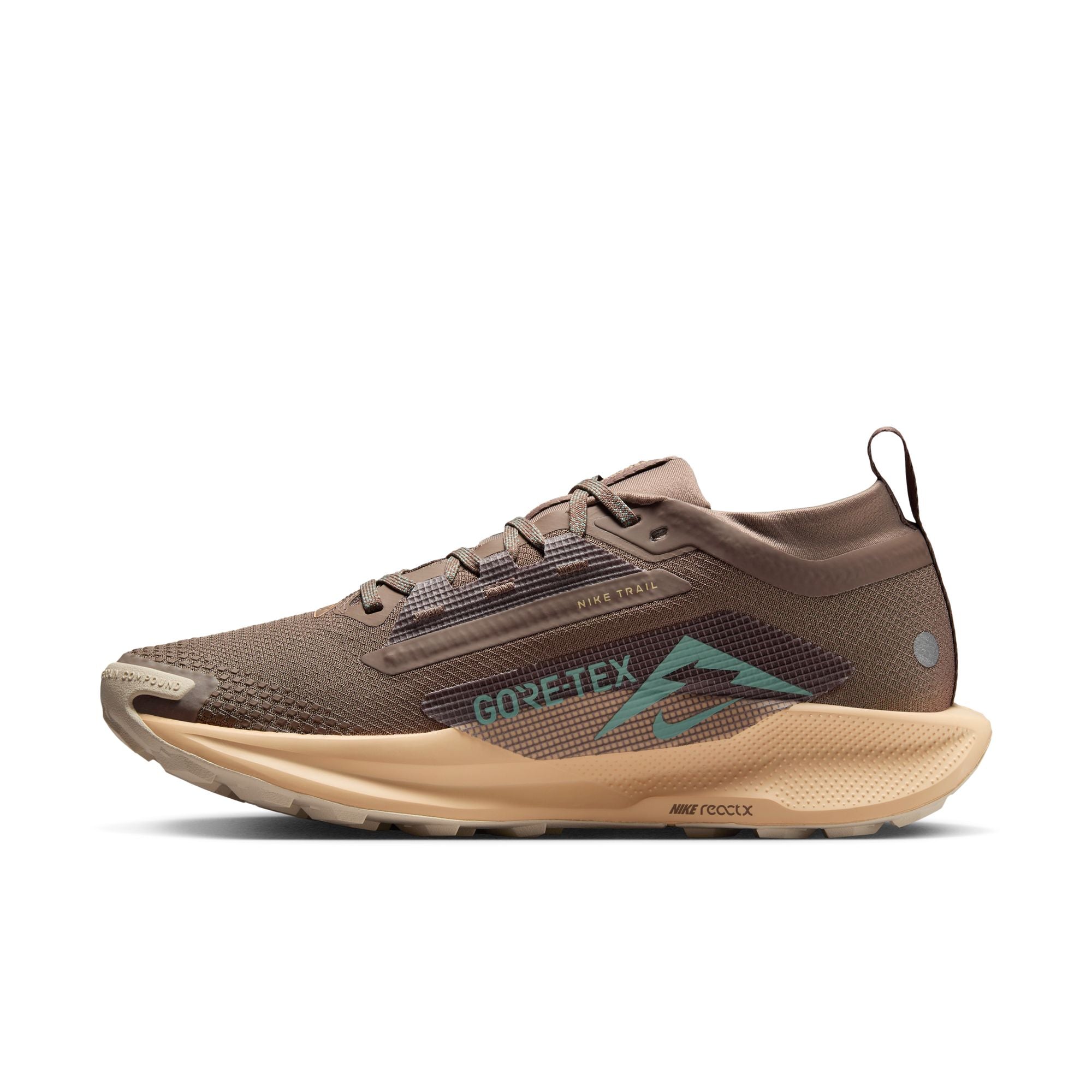 Nike Pegasus Trail 5 GTX (B Width) - Brown/Orange Chalk (Womens)