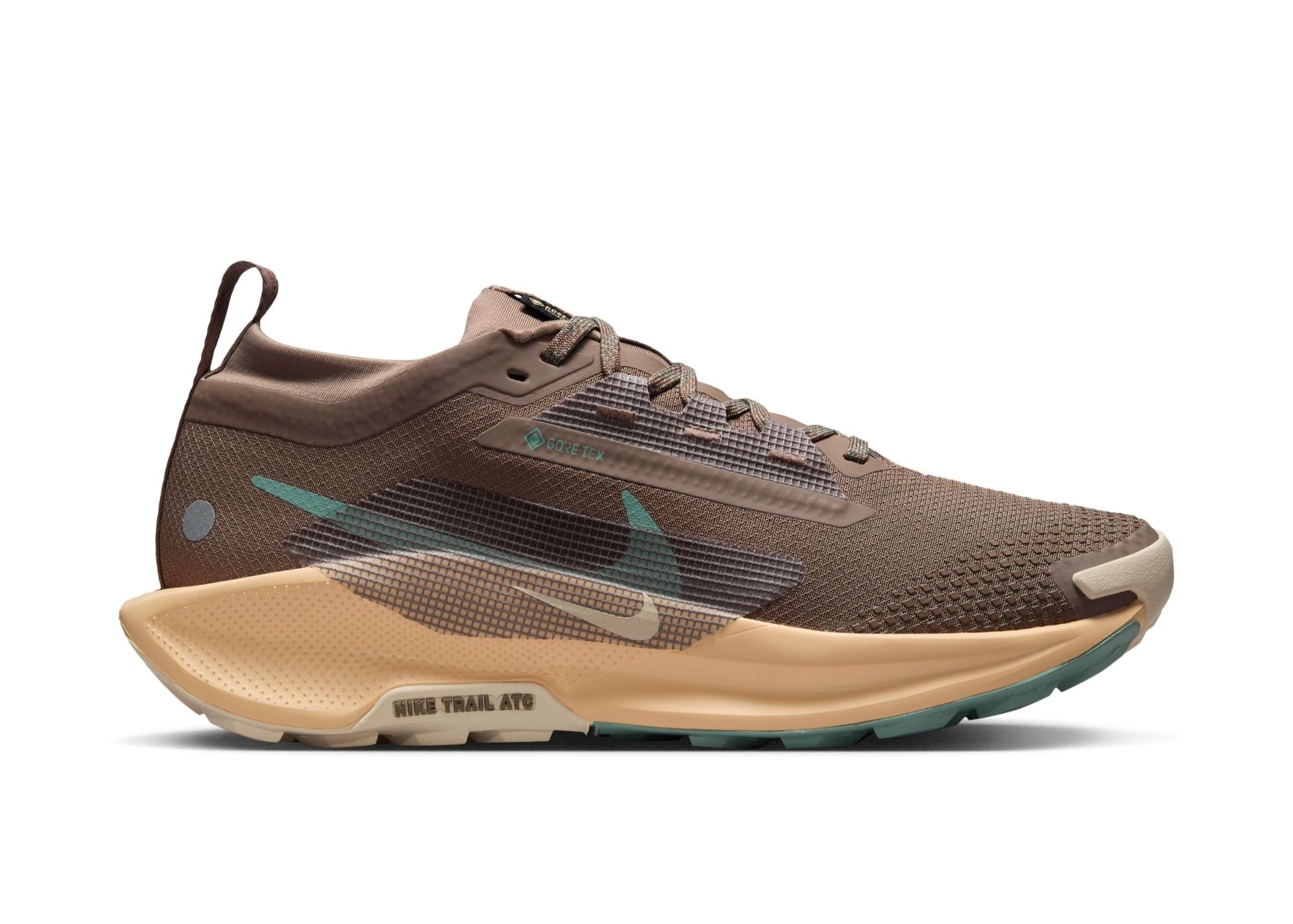 Nike Pegasus Trail 5 GTX (B Width) - Brown/Orange Chalk (Womens)