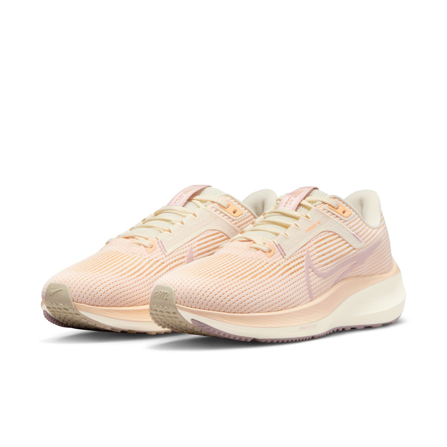 Nike Air Zoom Pegasus 40 Pale Ivory/Pink Oxford (B Width) - (Womens)