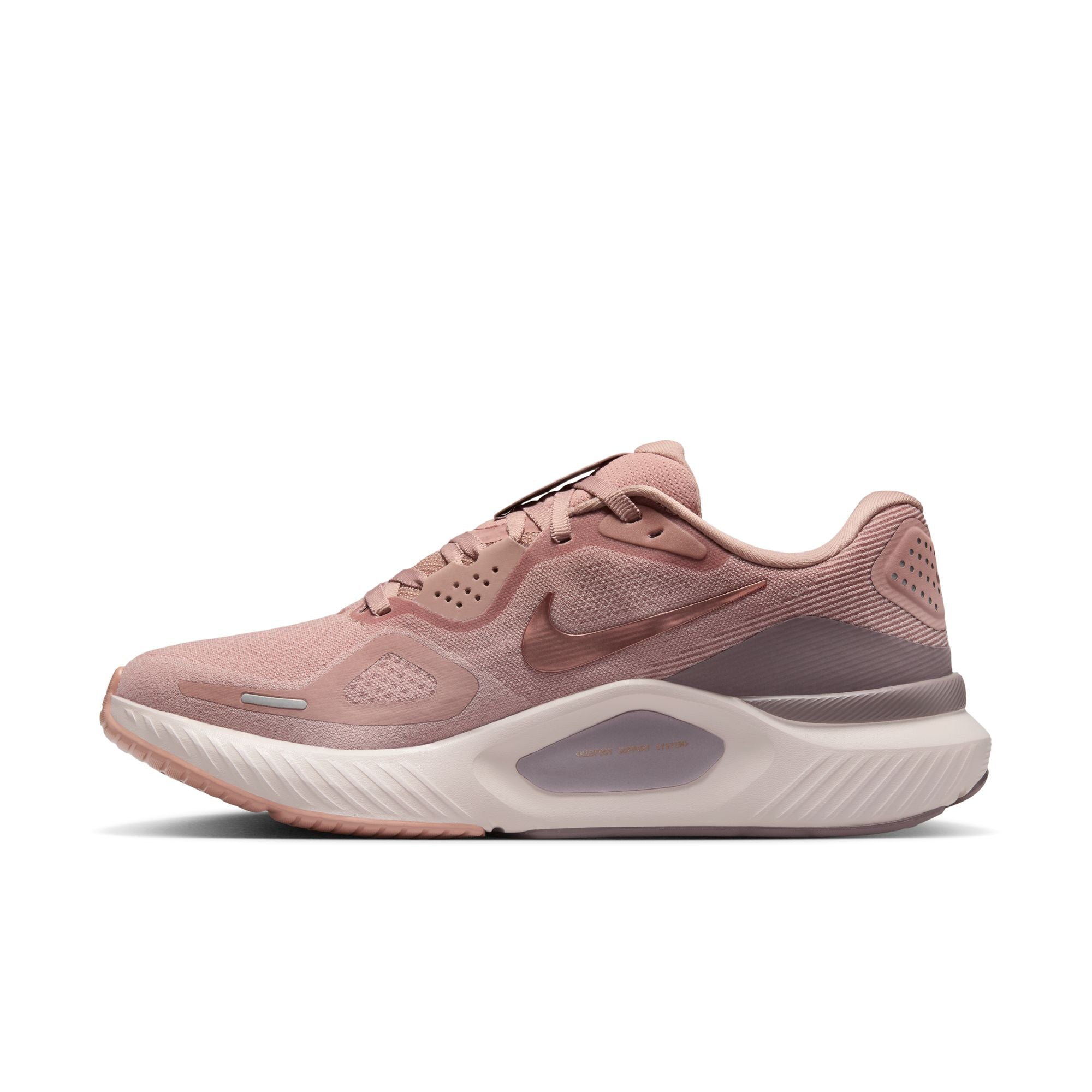 Nike Air Zoom Structure 26 (B Width) - Particle Pink/Metallic Rose Gold (Womens)