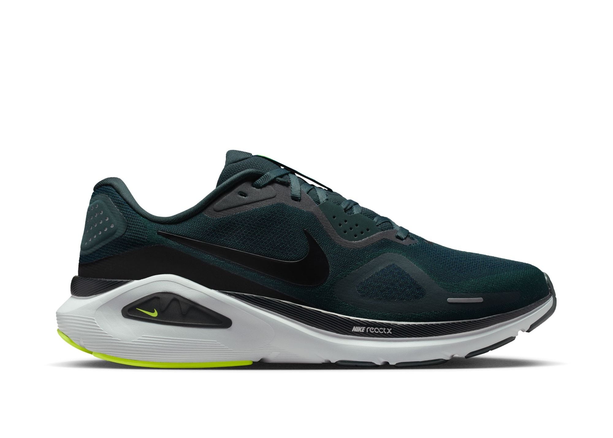 Nike Air Zoom Structure 26 (D Width) - Seaweed/Volt/Pure Platinum/Black (Mens)