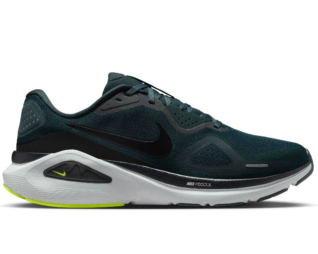Nike Air Zoom Structure 26 (D Width) - Seaweed/Volt/Pure Platinum/Black (Mens)