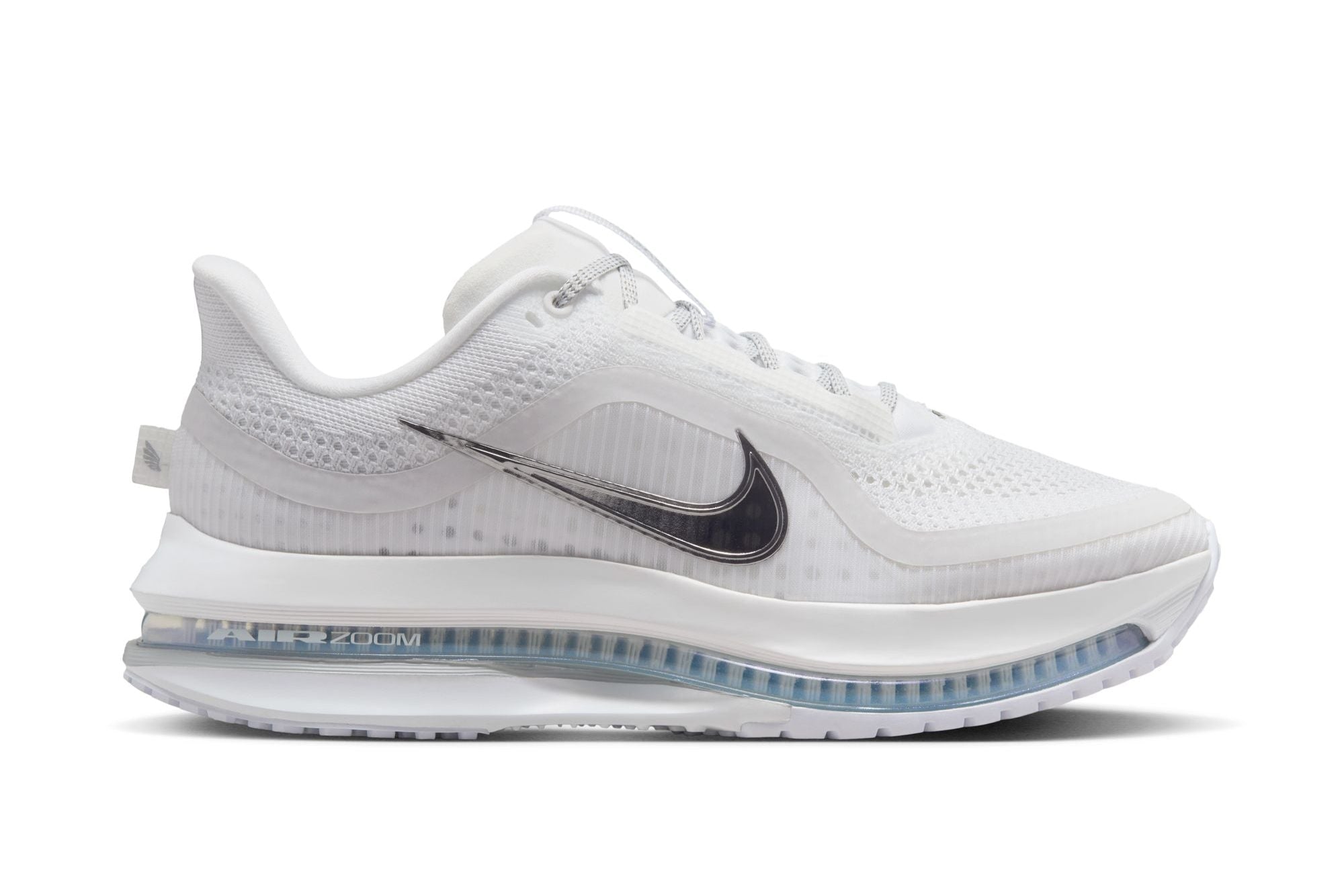 Nike Pegasus Premium (B Width) - White/Metallic Silver (Womens)