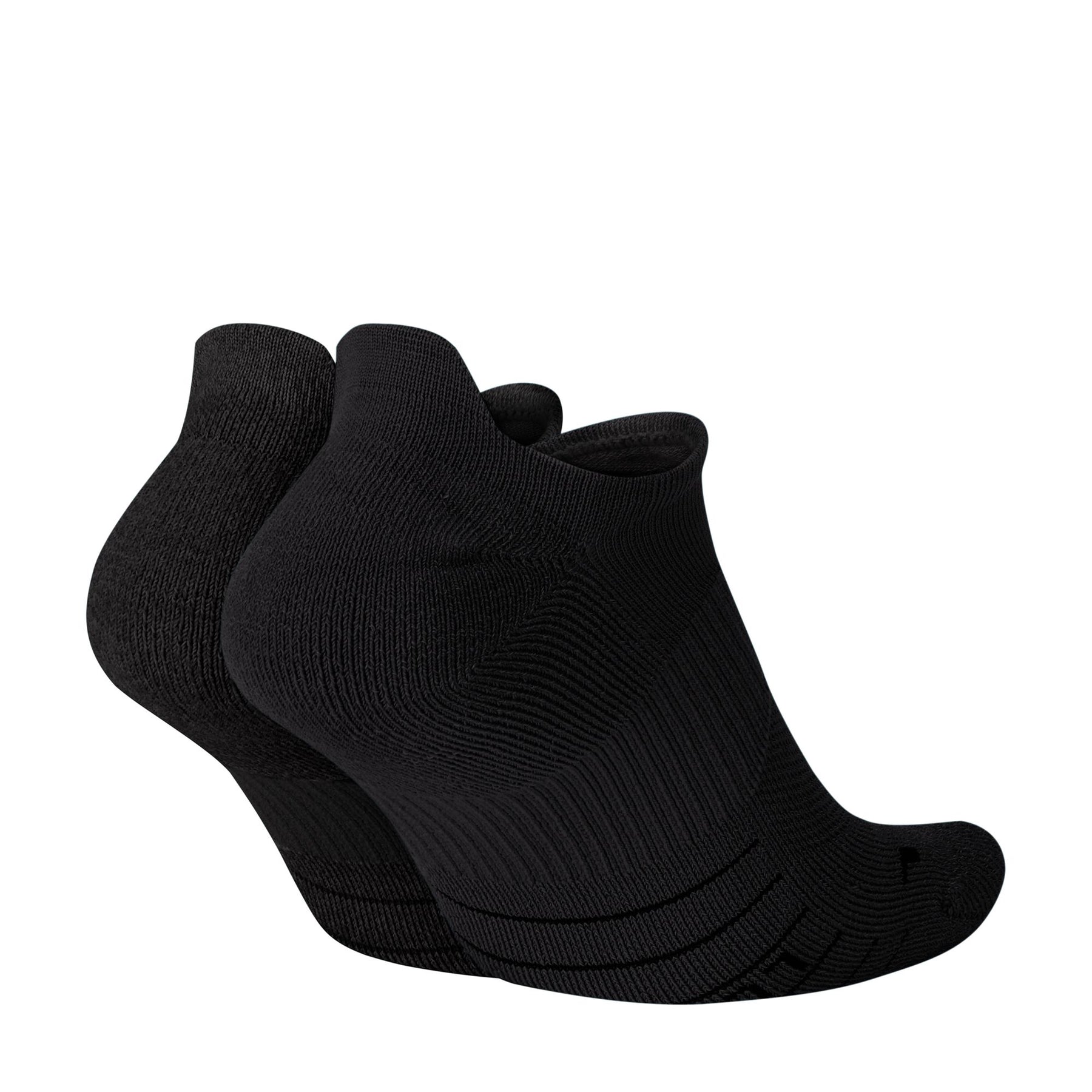 Nike Multiplier Running No-Show Socks - Black (Unisex)