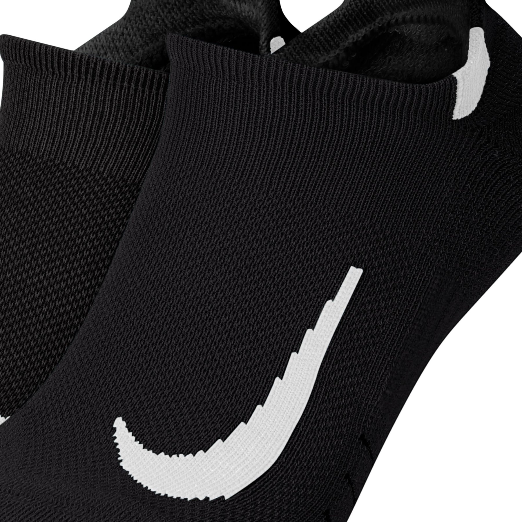 Nike Multiplier Running No-Show Socks - Black (Unisex)