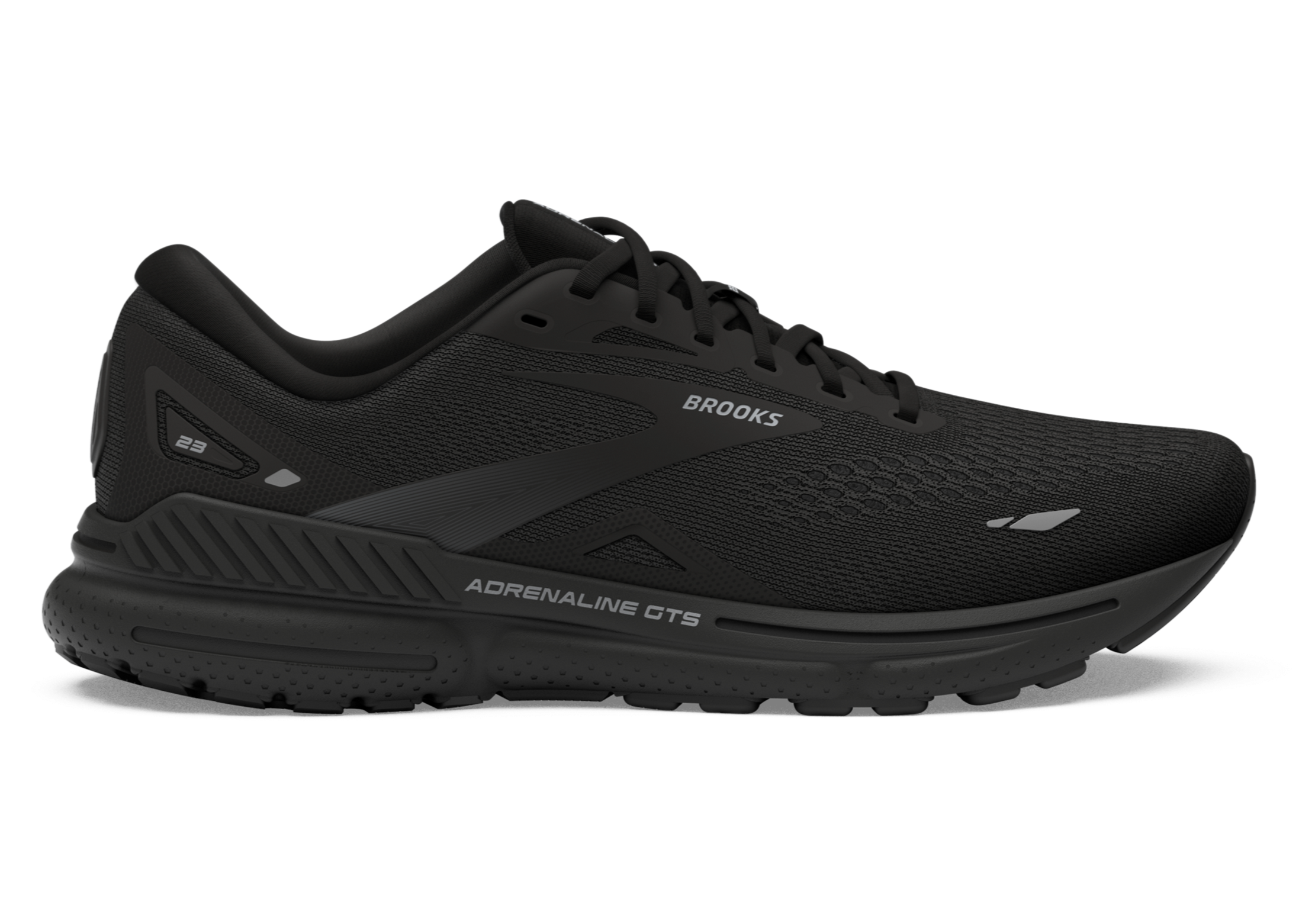 Brooks Adrenaline GTS 23 (D Width) - Black/Black/Ebony (Mens)