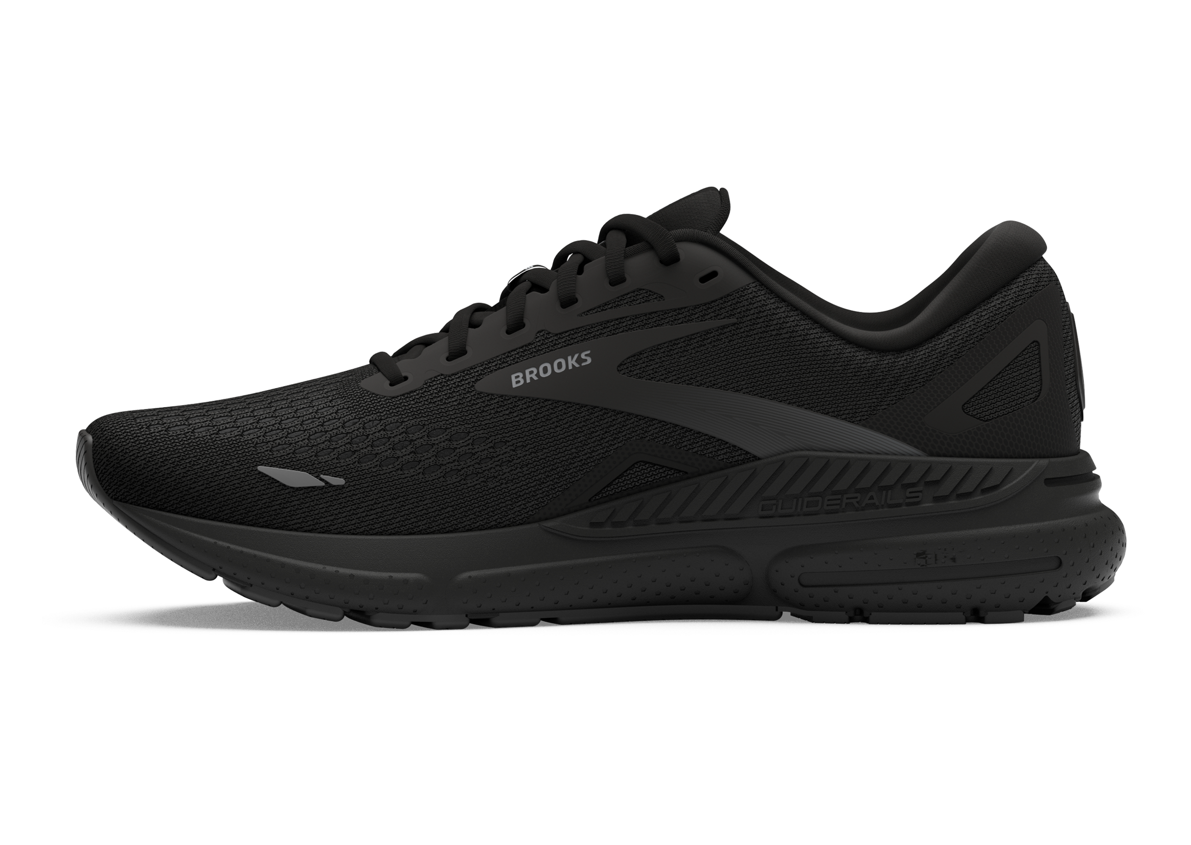 Brooks Adrenaline GTS 23 (D Width) - Black/Black/Ebony (Mens)