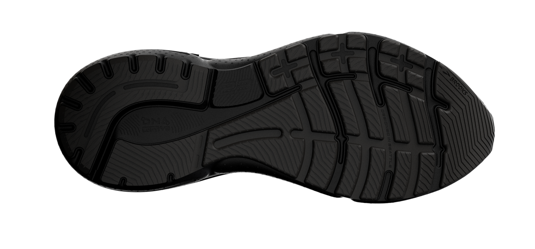 Brooks Adrenaline GTS 23 (2E Width) - Black/Black/Ebony (Mens)