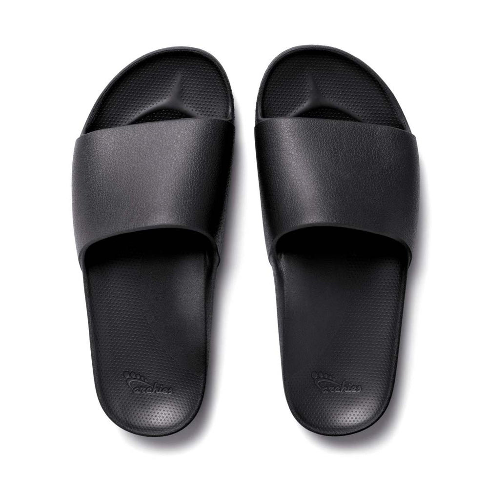 Black slides on a light gray background