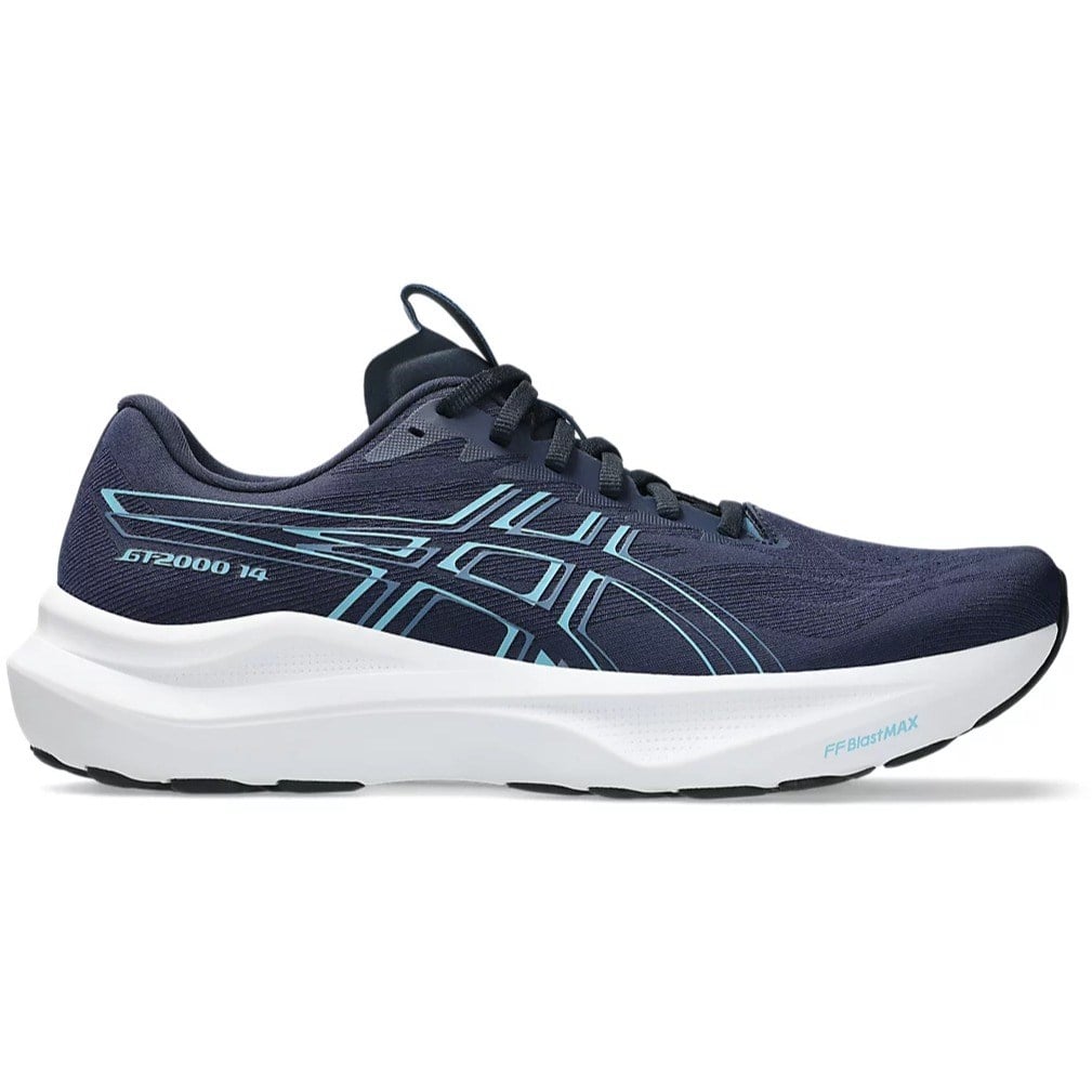 Black running shoe with Under Armour logo on a white background