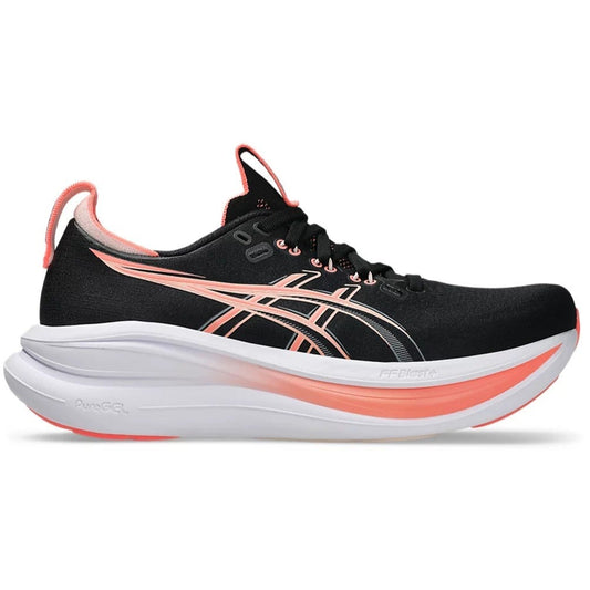 Asics Gel Nimbus 28 (B Width) Womens - Black/Pearl Pink