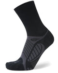 Balega Ultralight Crew Running Sock – Black/Grey