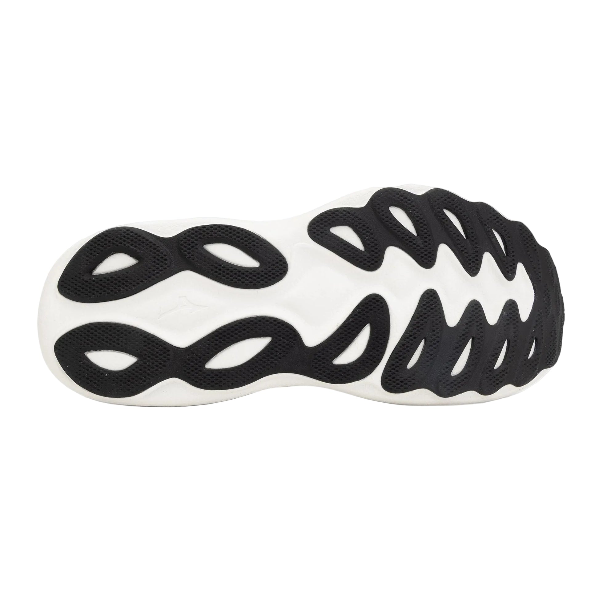 Black and white sneaker sole on a white background