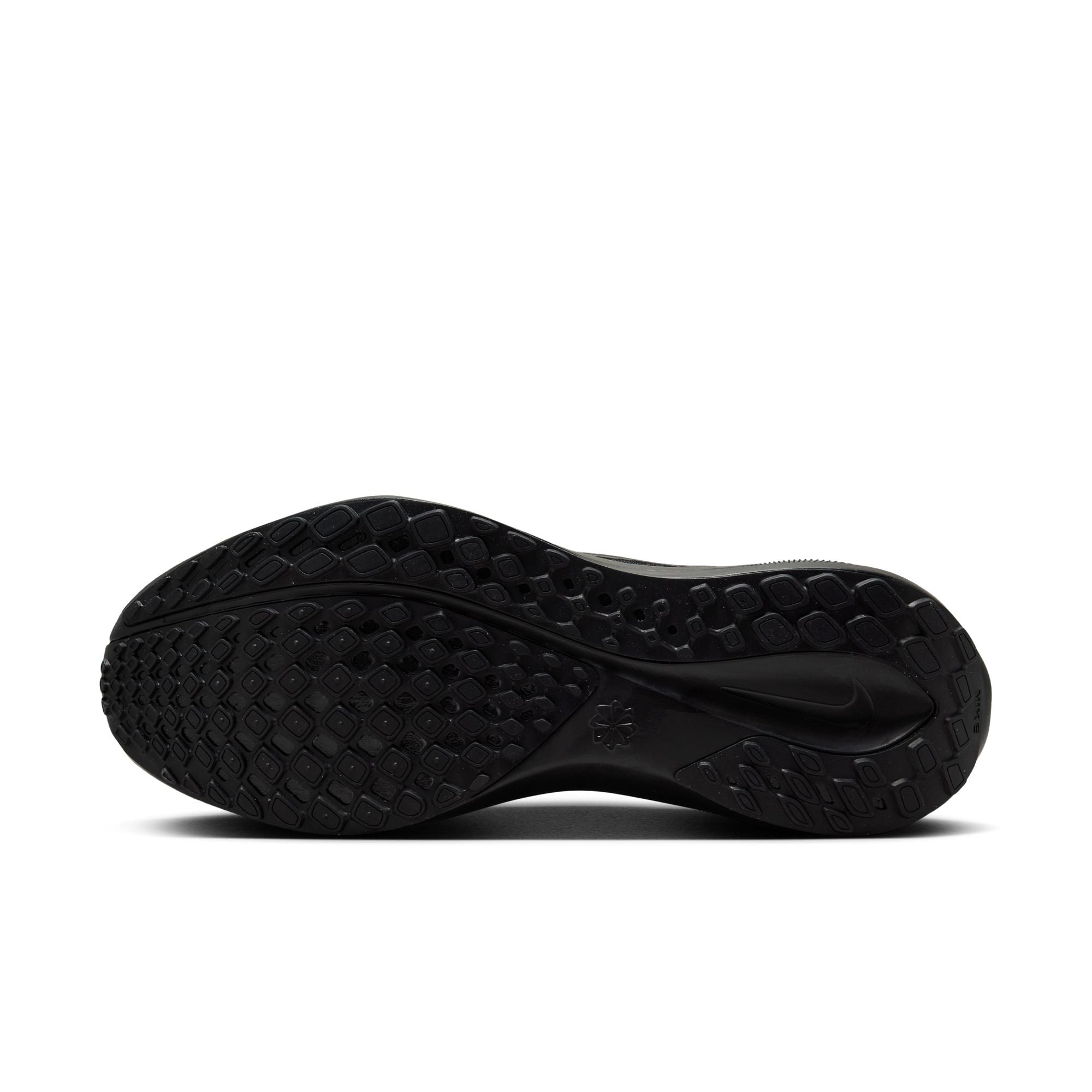 Black shoe sole on a white background