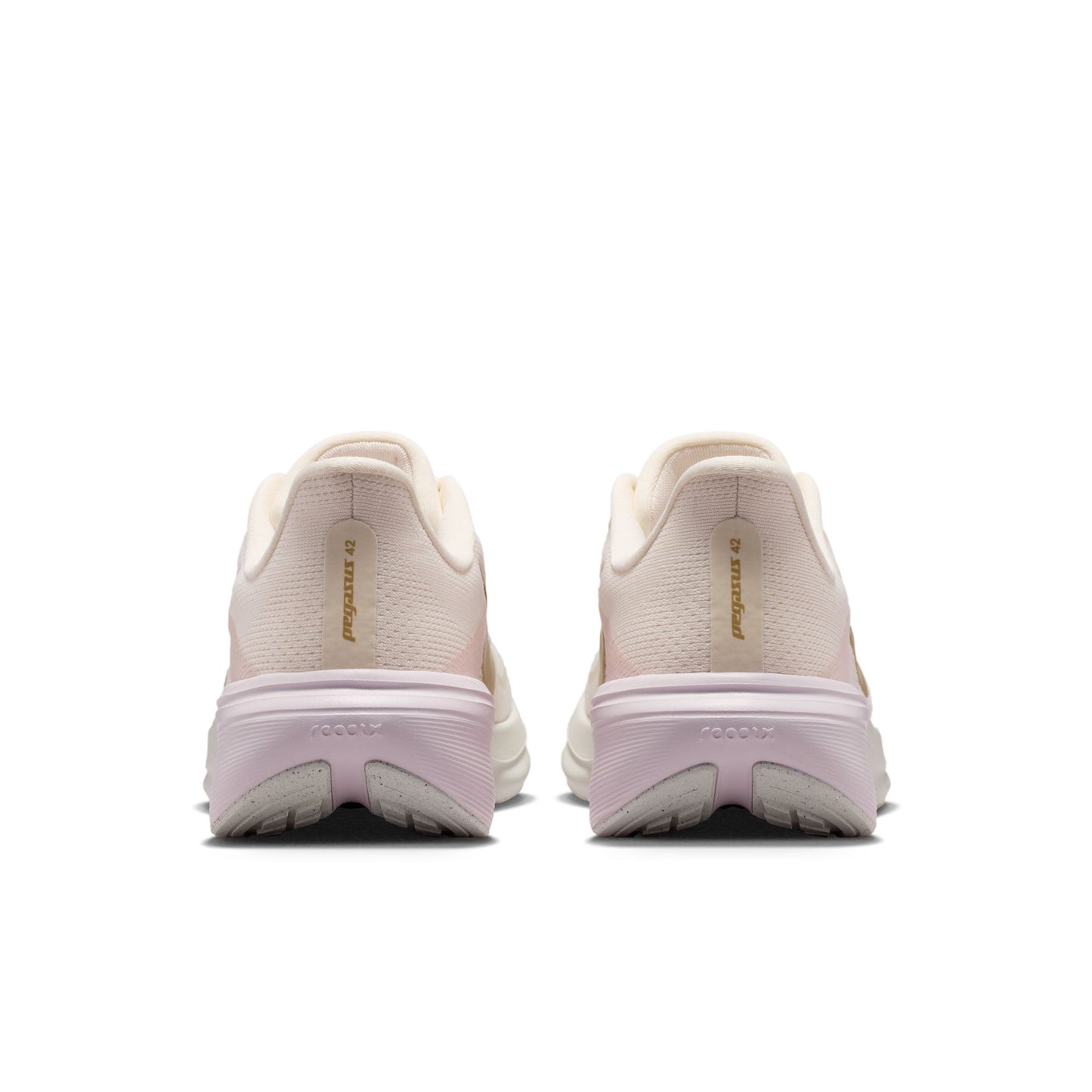 Nike Air Zoom Pegasus 42 (B Width) Womens - Chalk/Spruce Aura/Bleached Lilac/Metallic Gold