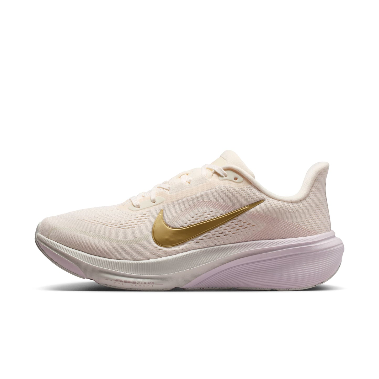 Nike Air Zoom Pegasus 42 (B Width) Womens - Chalk/Spruce Aura/Bleached Lilac/Metallic Gold