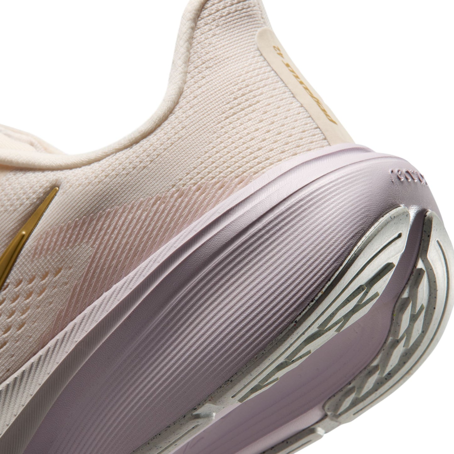 Nike Air Zoom Pegasus 42 (B Width) Womens - Chalk/Spruce Aura/Bleached Lilac/Metallic Gold