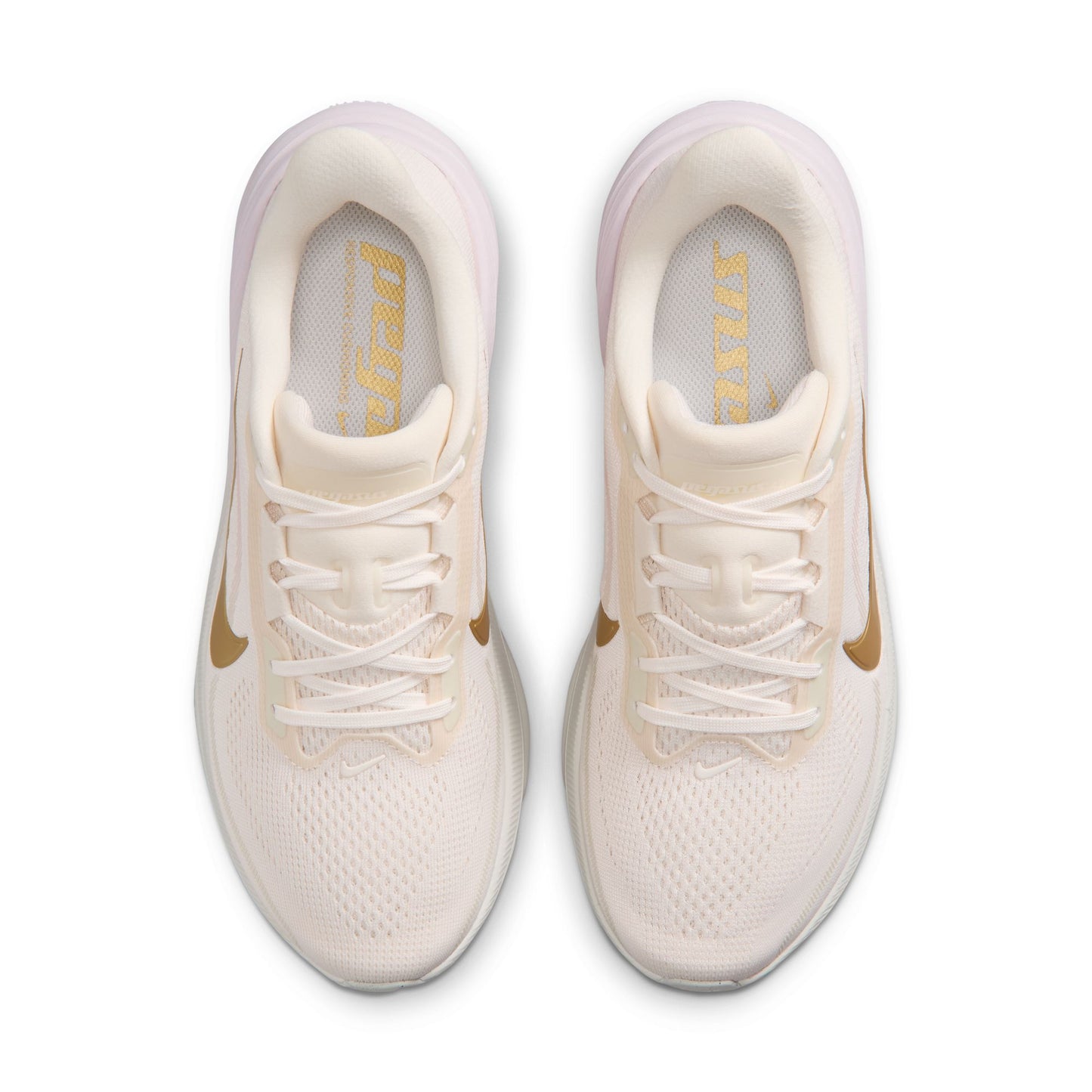 Nike Air Zoom Pegasus 42 (B Width) Womens - Chalk/Spruce Aura/Bleached Lilac/Metallic Gold