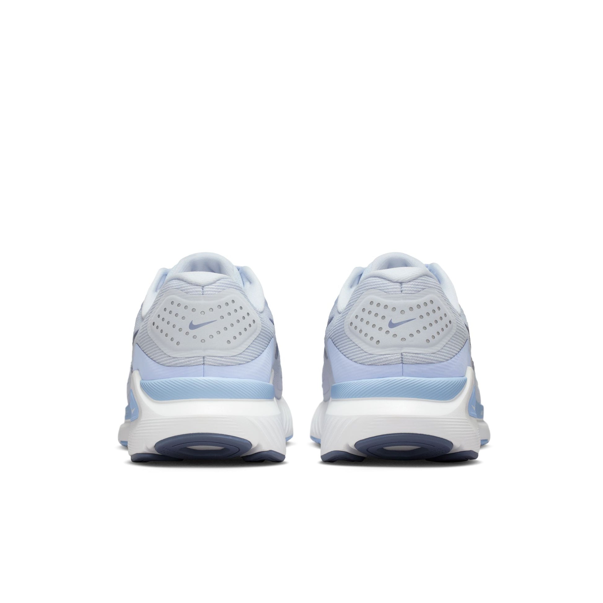 Pair of Nike shoes on a white background