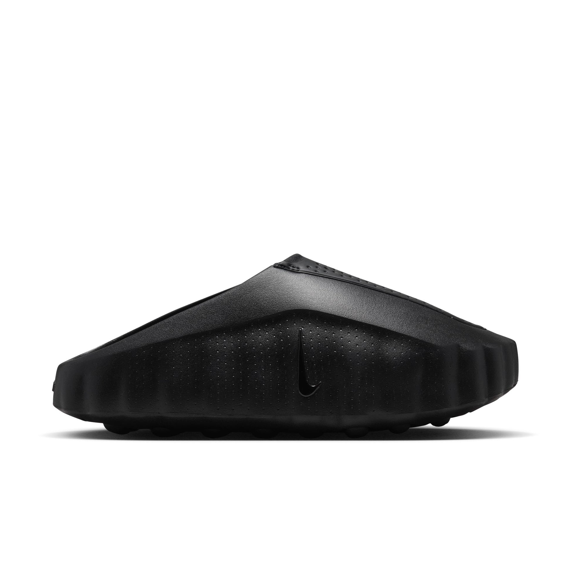 Black sandal on a white background