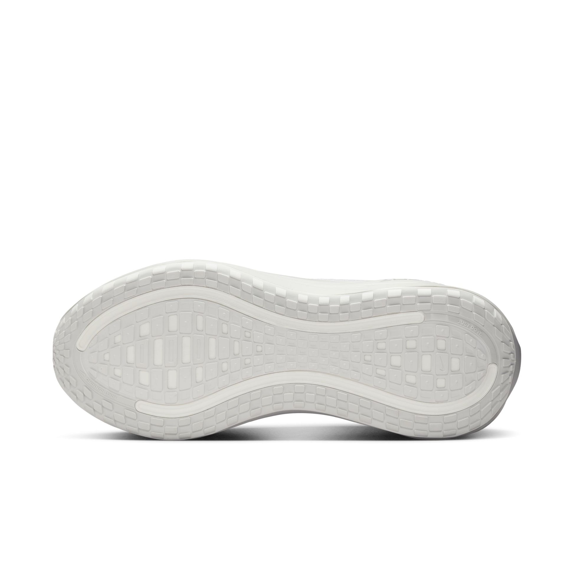 White shoe sole on a white background