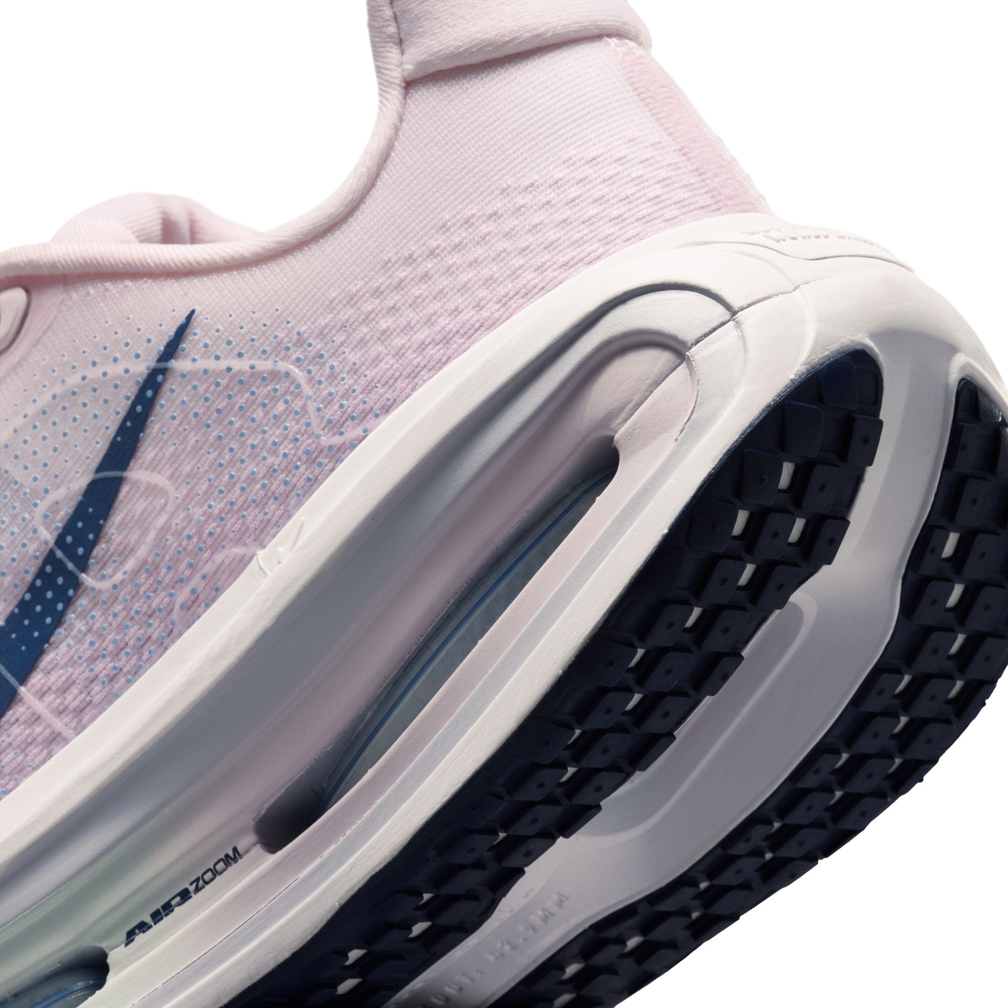 Heel of pink shoe