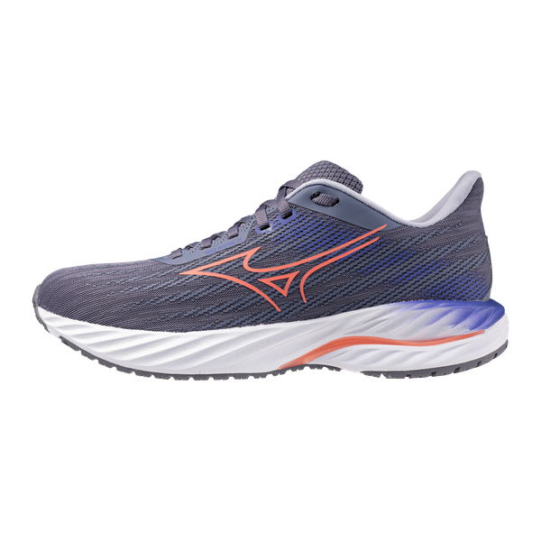 Mizuno Wave Inspire 21 (D Width) - Blue Granite/Coral/Iris Bloom (Womens)