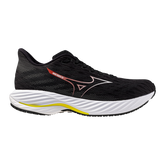 Mizuno Wave Rider 28 (2E Width) - Black/White/Evening Primrose (Mens)