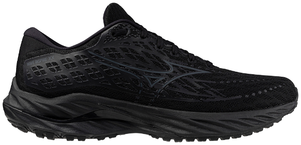 Mizuno Wave Inspire 20 (B Width) - Black/Ultimate Grey/Black (Womens)