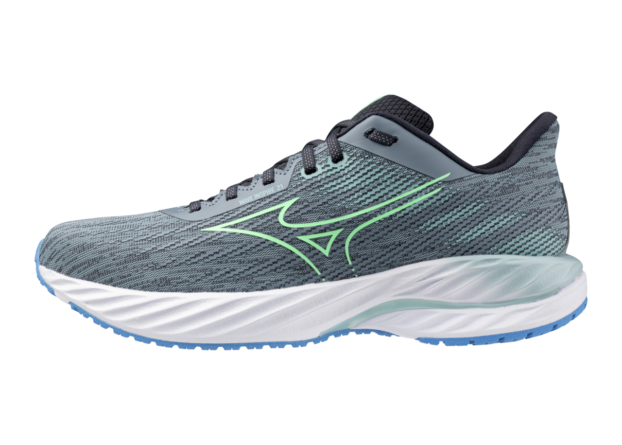 Mizuno Wave Inspire 21 (2E Width) - Grey/Tradewings (Mens)