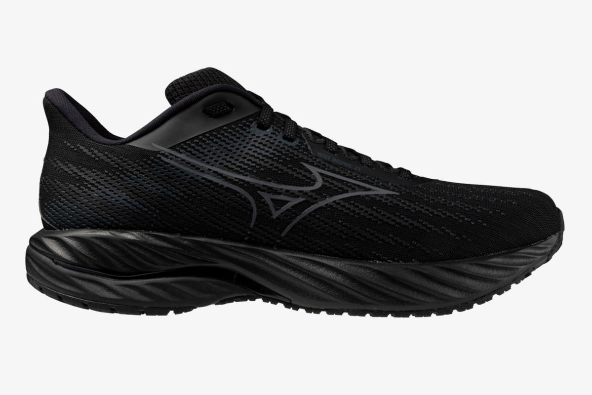 Mizuno Wave Inspire 21 (2E Width) - Black/Black (Mens)