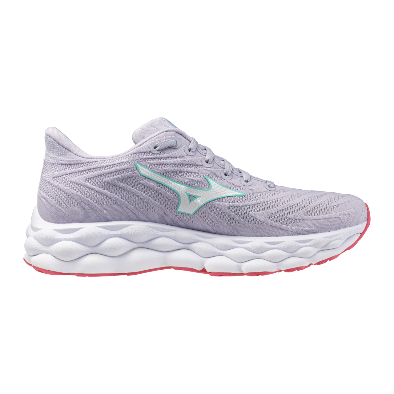 Mizuno Wave Sky 8 (B Width) - Thistle/White/Camellia Rose (Womens)