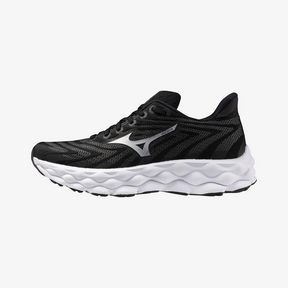 Mizuno Wave Sky 8 (D Width) - Black/ Silver (Womens)