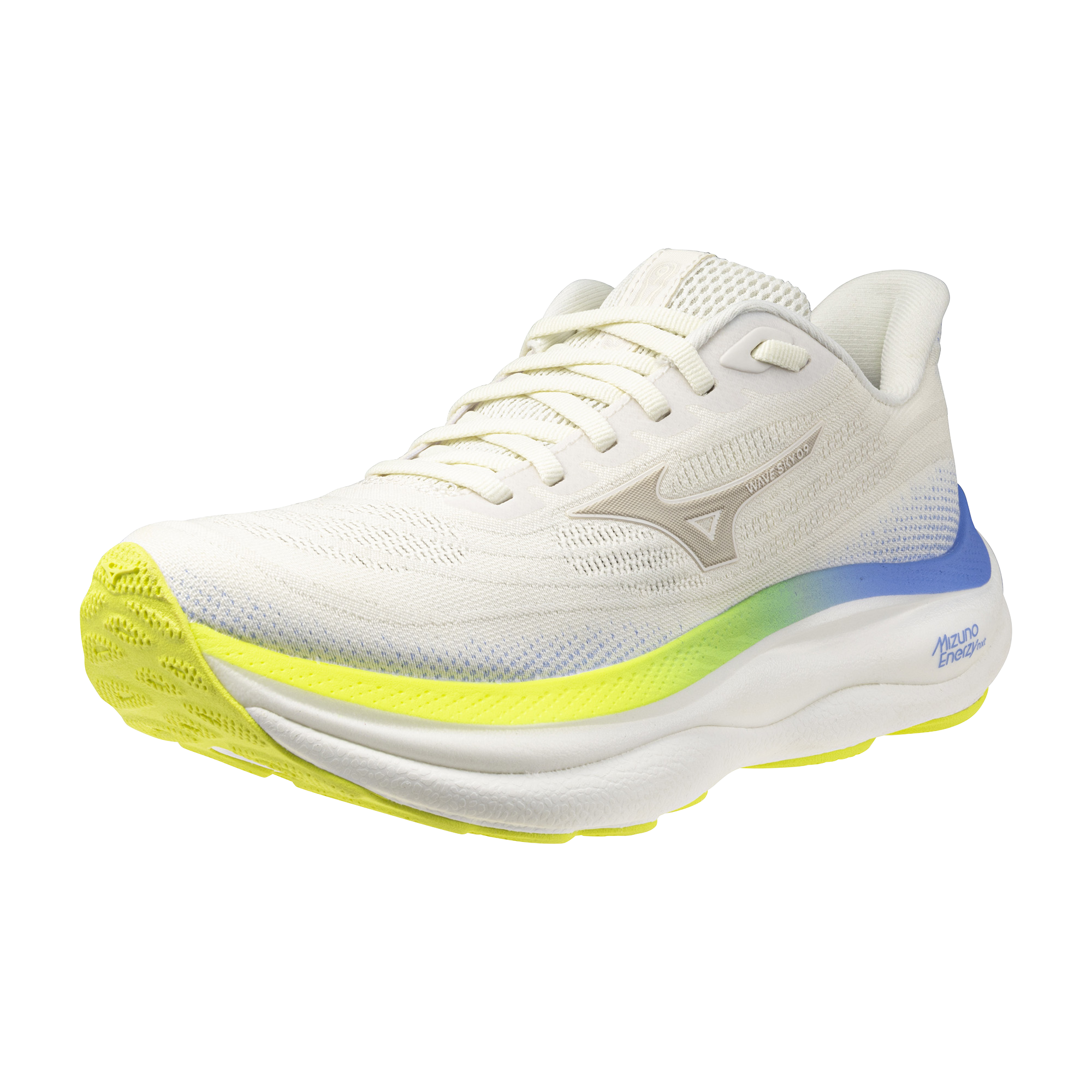 Mizuno Wave Sky 9 (D Width) - Snow White/Silver Birch/Ultramarine (Womens)