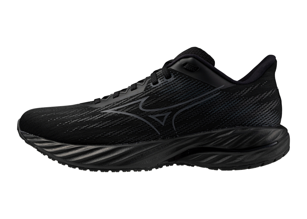 Mizuno Wave Inspire 21 (D Width) - Black/Metallic Grey (Womens)