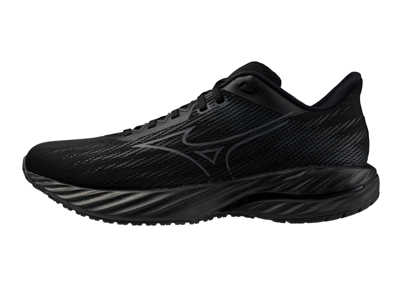 Mizuno Wave Inspire 21 (D Width) - Black/Metallic Grey (Womens)