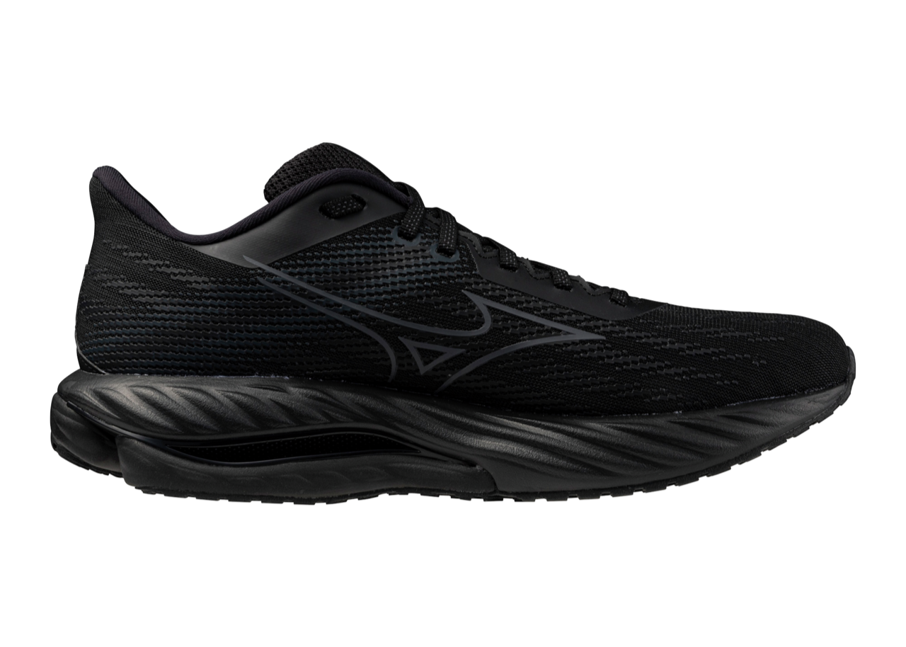 Mizuno Wave Inspire 21 (D Width) - Black/Metallic Grey (Womens)