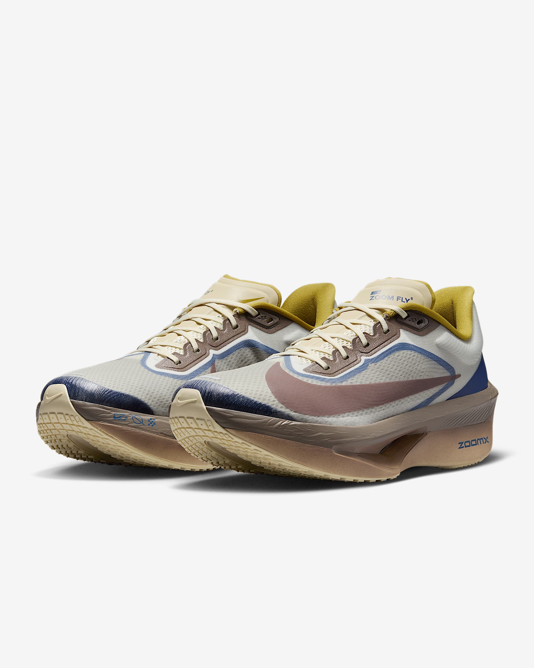 Nike Zoom Fly 6 PRM (D Width)- Light Bone/Burgundy Crush (Mens)