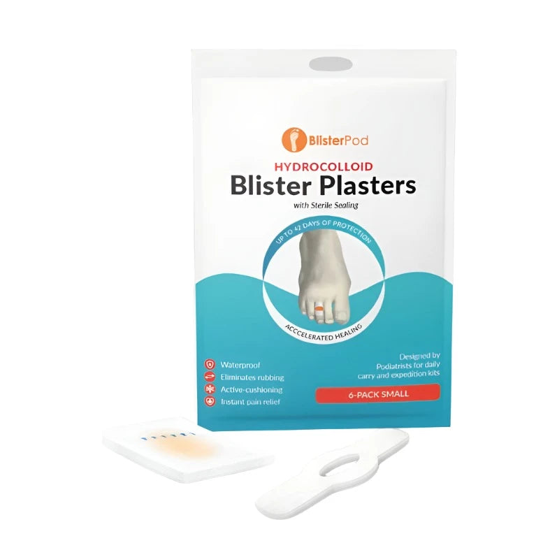 BlisterPod: Hydrocolloid Blister Bandages 6 Pack Small