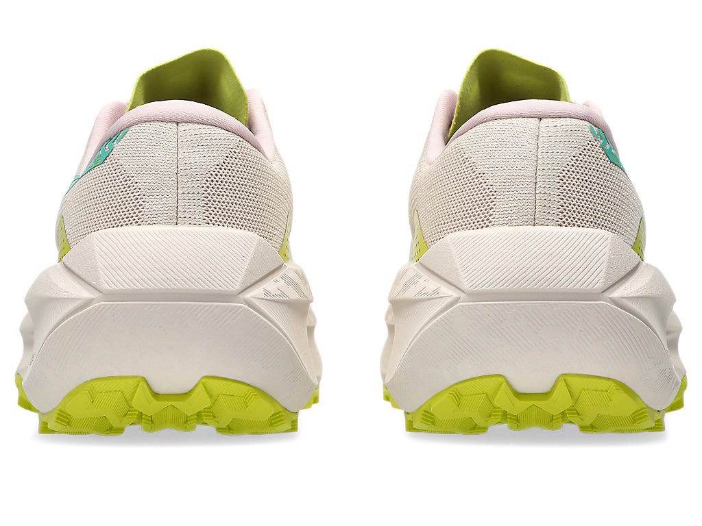 Asics Trabuco Max 5 (B Width) - Mineral Beige/Aurora Green (Womens)