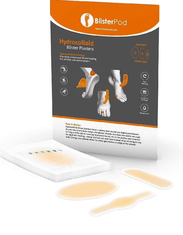 BlisterPod: Hydrocolloid Blister Bandages 10 Pack