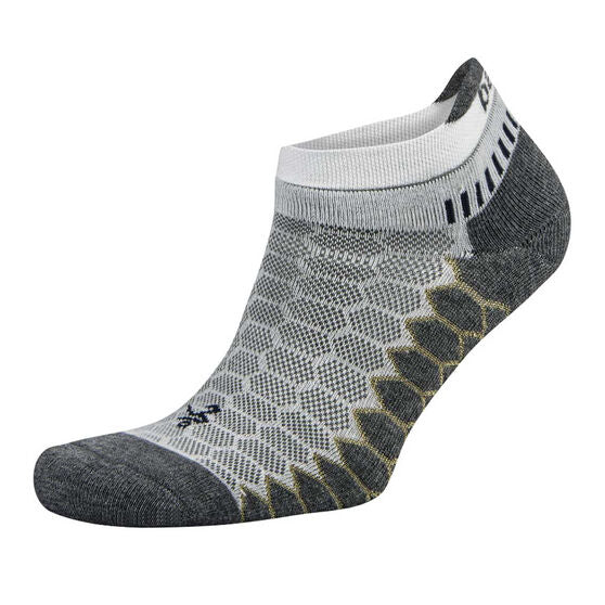 Balega Silver Socks - White/Grey (No Show)