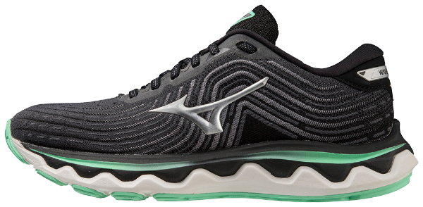 Mizuno Wave Horizon 6 (D Width) - Iron Gate/Silver/Spring Bud (Womens)